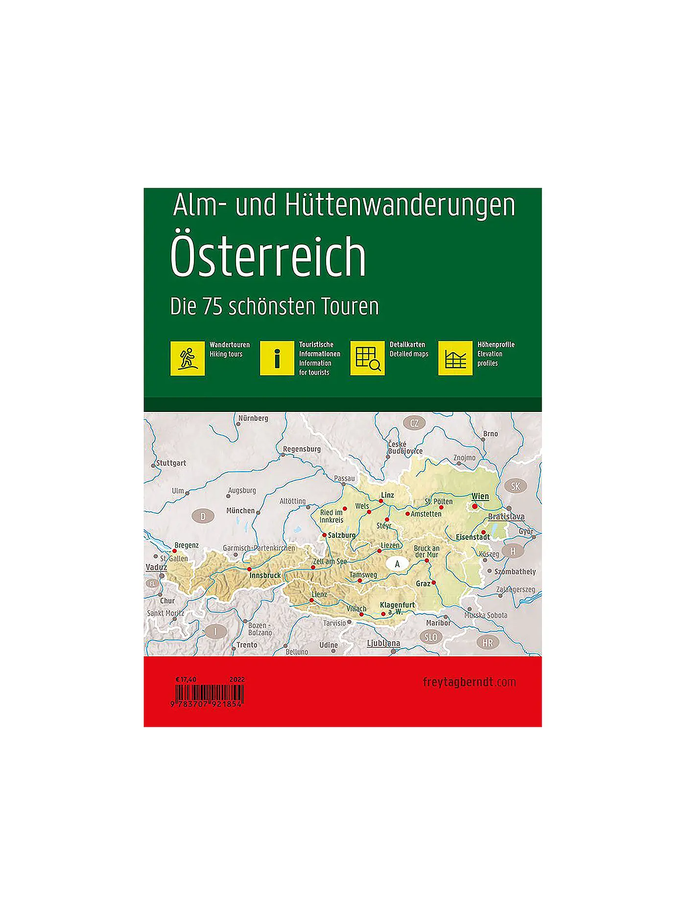 FREYTAG & BERNDT | Buch - Alm- und Hüttenwanderungen Österreich | 